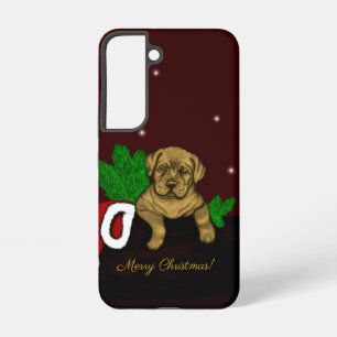 Funda Para Samsung Galaxy S22 XMas Puppy