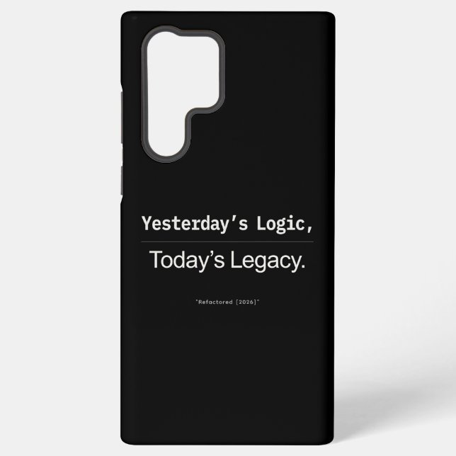 Funda Para Samsung Galaxy Yesterday's Logic Today's Legacy Developer Quote (Reverso )