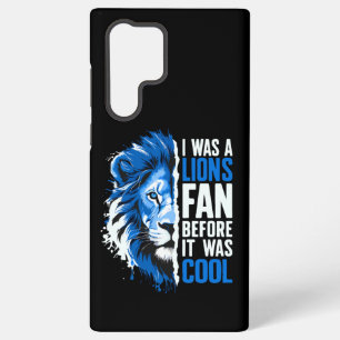 Funda Para Samsung Galaxy S22 Ultra Yo era fanático de los leones antes de ser fanátic