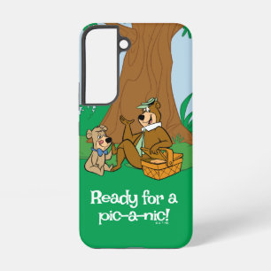 Funda Para Samsung Galaxy S22 Yogi Bear y Boo-Boo Merienda Campestre