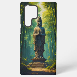 Funda Para Samsung Galaxy S22 Ultra Zen en el bosque de Bambú