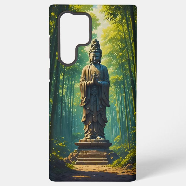 Funda Para Samsung Galaxy Zen en el bosque de Bambú (Reverso )