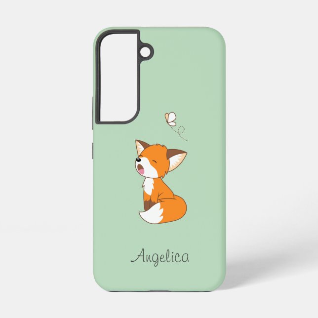 Funda Para Samsung Galaxy Zorro Pequeño Dormilón y Bonito (Reverso )