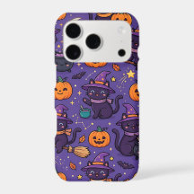 Funda para Smartphone 17 de Gato Negro Halloween
