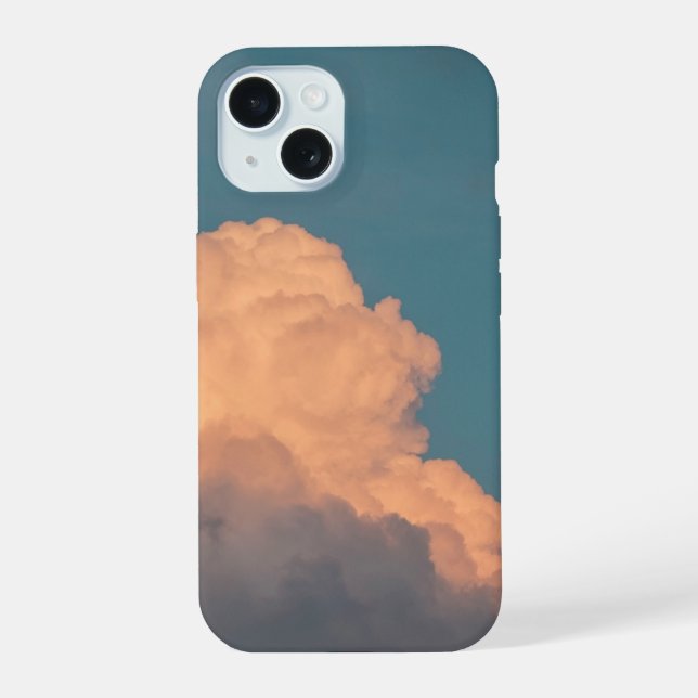 Funda para teléfono Beautiful Cloud (verde azulado (Reverso )