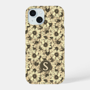 Funda para teléfono con tono sepia y encanto vinta