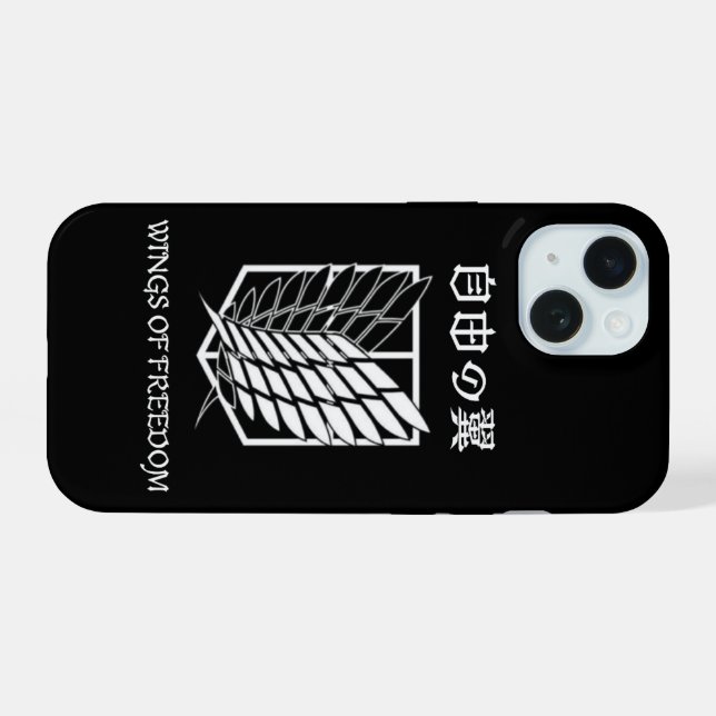 Funda para teléfono de Attack on Titan Wings of Fr (Reverso Horizontal)