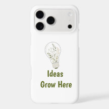 Funda para teléfono de bombilla botánica personali