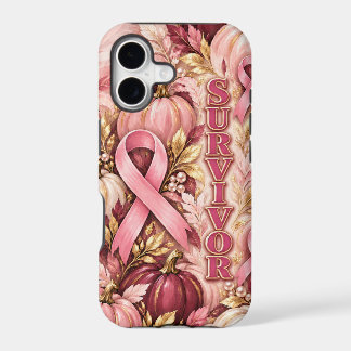 Funda para teléfono de cáncer de mama y calabazas