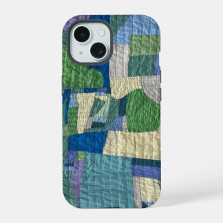 Funda para teléfono de colcha de patchwork moderna