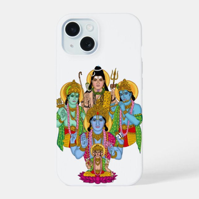 Funda para teléfono de dioses hindúes (Reverso )