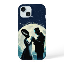 Funda para teléfono de Frankenstein y Novia de Fra