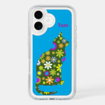 Funda para teléfono de gato botánico moderno de Sp