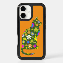 Funda para teléfono de OtterBox de gato botánico c