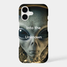 Funda para teléfono del alienígena gris misterioso