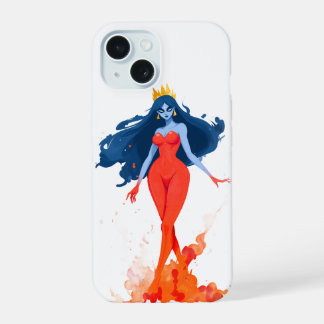 Funda para teléfono Fire Queen, Arte Femenino Auda