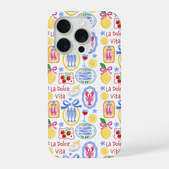Funda para teléfono Iphone 15 Pro La Dolce Vita Sa (Reverso )