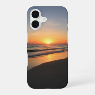 Funda para teléfono IPhone 16 atardecer en la play