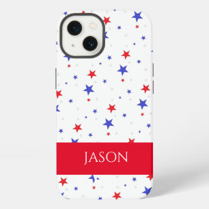 Funda para teléfono iPhone con estrellas patriótic