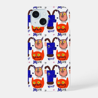 Funda para teléfono Meow Woof