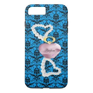 Funda Parfum&Pearls Turquoise Damask para iPhone 7