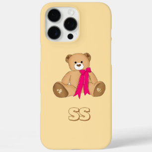 Funda Pastel Cute Bear para iPhone 16 Pro Max