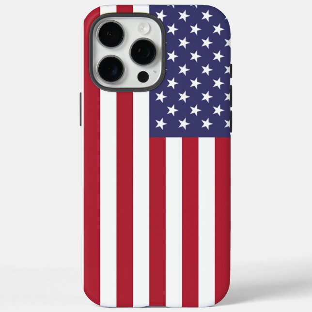 Funda Patriótico Apple iPhone 16 Pro Max, bandera  (Reverso)