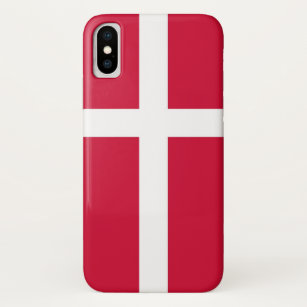 Funda Patriótico Iphone X con bandera de Dinamarca