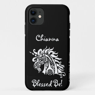 Funda Pentacle Unicorn (blanco) para iPhone 5