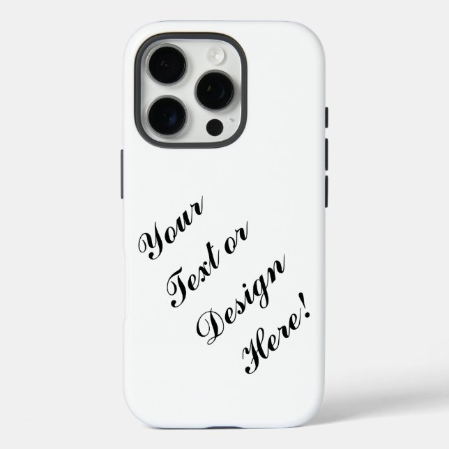 Funda personalizable para iPhone 16 Pro - Añadir s (Reverso )