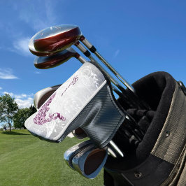 Funda personalizada de cabeza de golf Magenta Peac