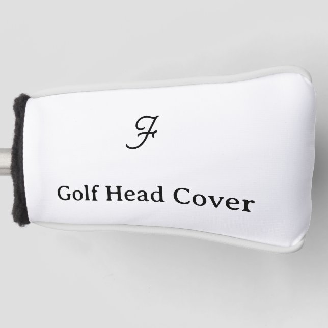 Funda personalizada para cabeza de palo de golf si (Anverso)