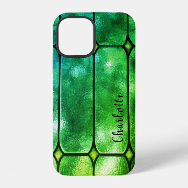 Funda personalizada para iPhone 12 Emerald Window (Reverso )