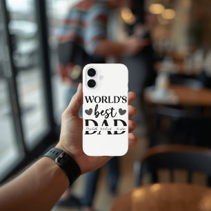 Funda personalizada para iPhone 16 'El mejor papá