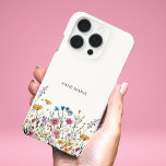 Funda personalizada para iPhone 16 Pro con diseño<br><div class="desc">Funda personalizada para iPhone 16 Pro con flores de acuarela. Un diseño moderno y elegante con encantadoras flores de acuarela y tipografía adorable para agregar tu nombre. Verdor botánico en un diseño simple y limpio sobre un fondo "blanco apagado" que es perfecto para hacer un regalo único para tu madre....</div>