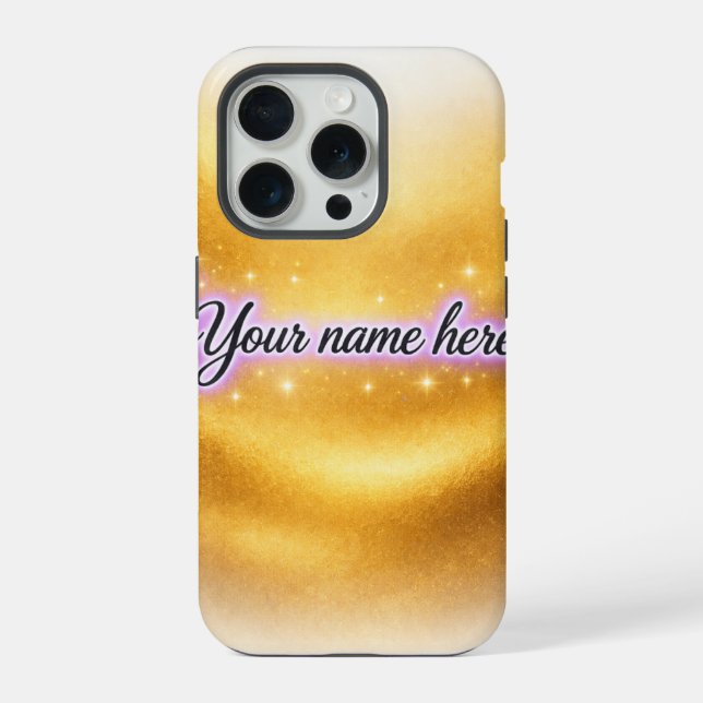 Funda personalizada para iPhone con nombre (Reverso )
