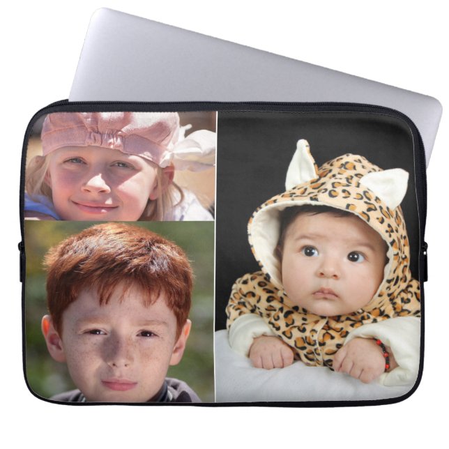 FUNDA PERSONALIZADA PARA PORTÁTIL CON COLLAGE DE F (Frente)