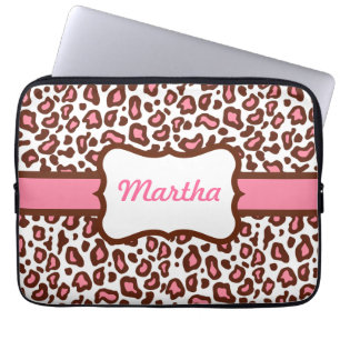 Funda personalizada para portátil Leopard Print