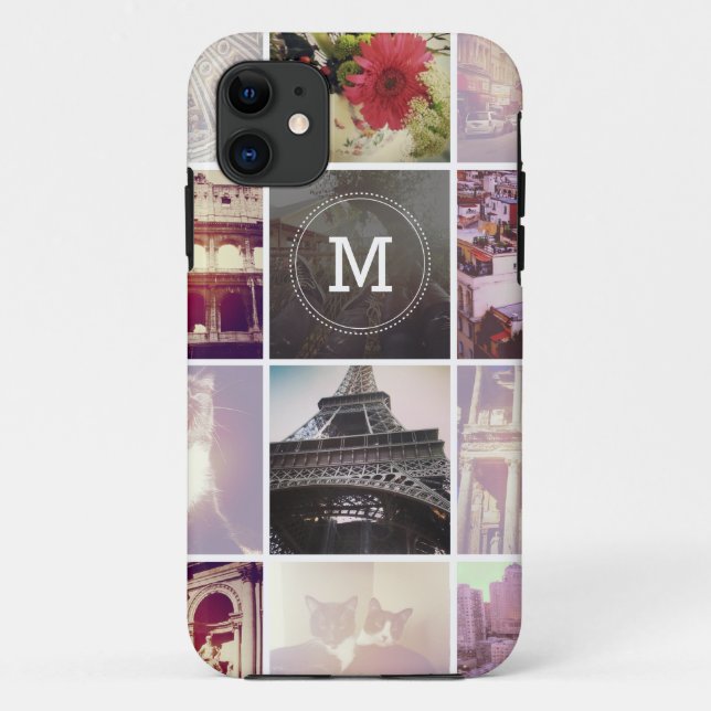 Funda personalizado de Instagram 12 Photo iPhone 5 (Reverso)