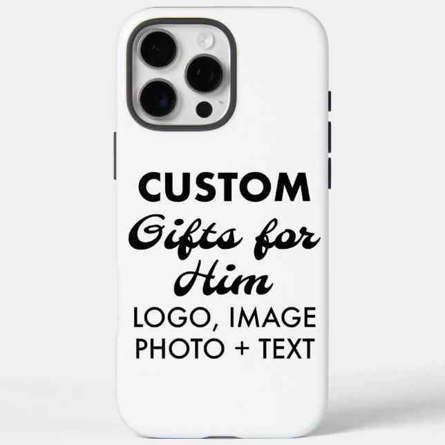 Funda personalizado para iPhone 16 Pro Max Tough (Reverso)