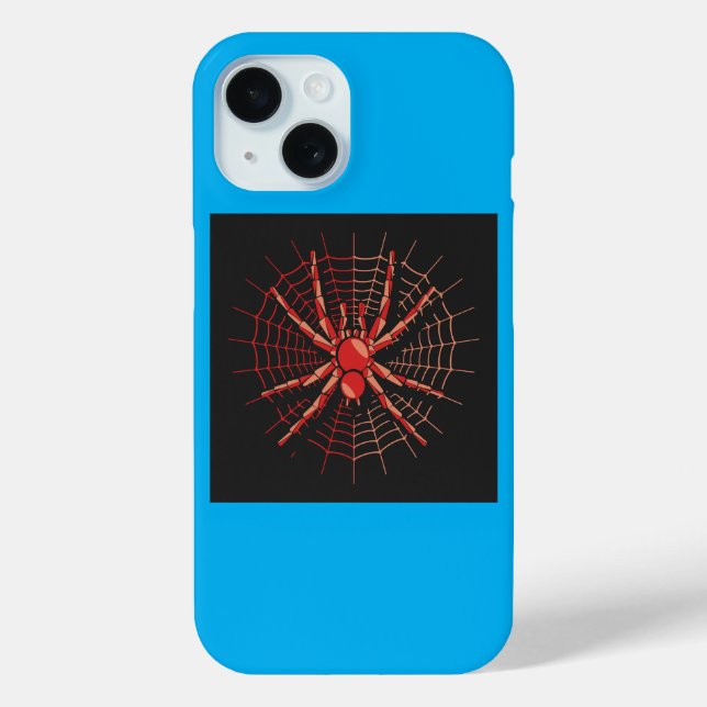 Funda personalizado Spider Ilustracion para iPhone (Reverso )