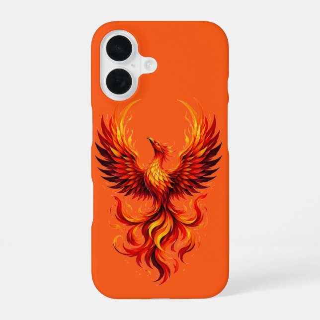 Funda Phoenix Flame para Apple iPhone 16 (Reverso )