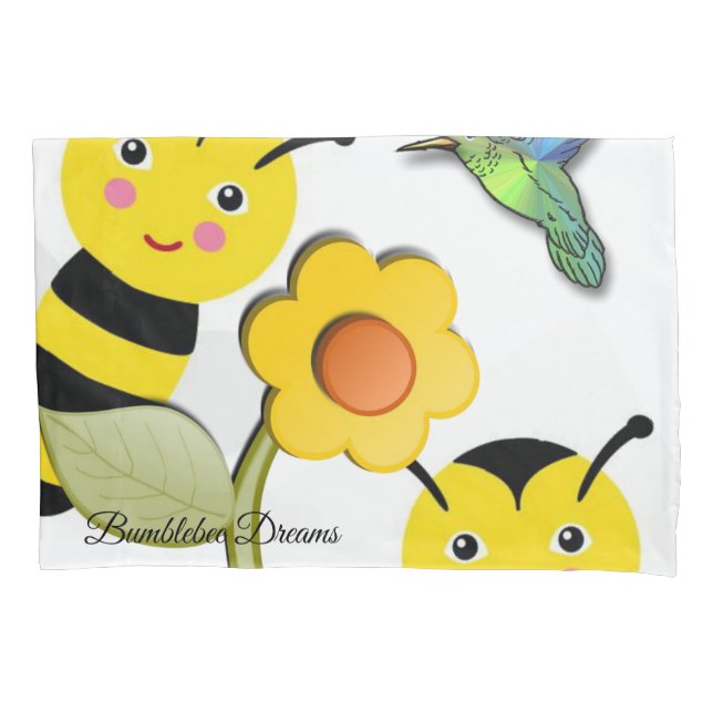 Funda Pillow Bumblebee Dreams (Anverso)