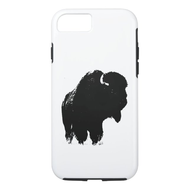 Funda Pop Art Buffalo Silhouette Tough iPhone 7 (Reverso)
