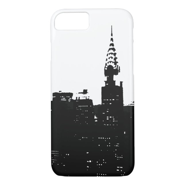 Funda Pop Art New York Silhouette iPhone 7 (Reverso)