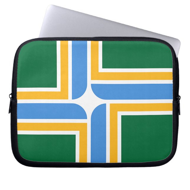 Funda portátil Bandera de Portland City (Frente)