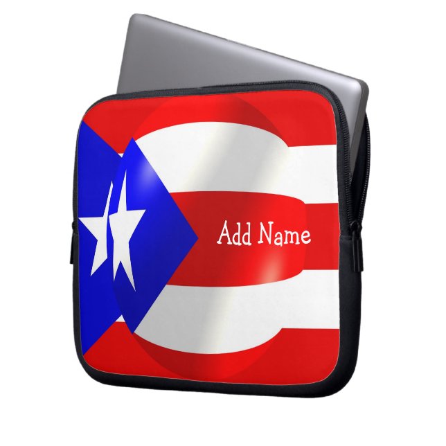 Funda portátil Bandera de Puerto Rico (Anverso izquierdo)