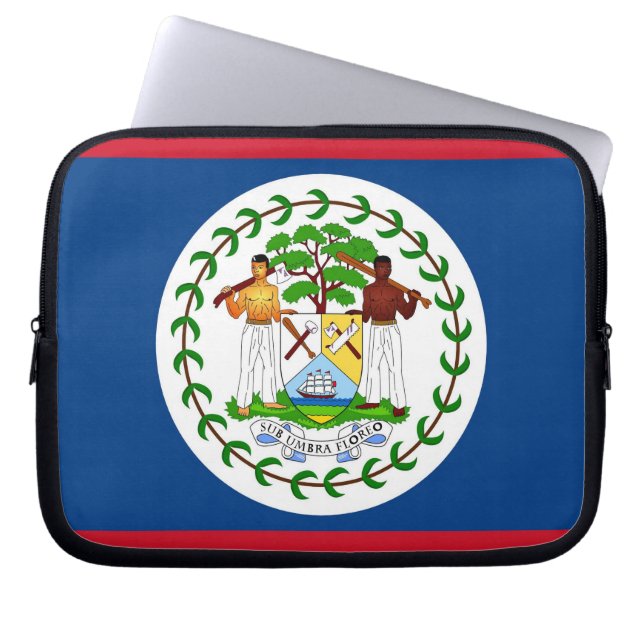 Funda portátil con bandera de Belice (Frente)