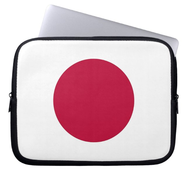 Funda portátil con bandera japonesa (Frente)