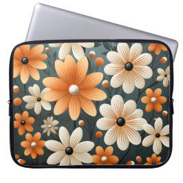 Funda portátil con flores recortadas